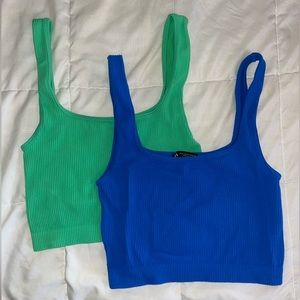 two zara tank tops